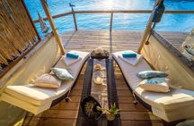 Pearl Island beach escape tour with a private ocean view cabana