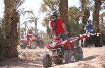 Marrakech Palm Grove quad biking with Moroccan tea break