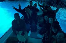Split small-group tour to Blue Cave and Coastline Caves