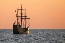 Sunset carrack ship cruise