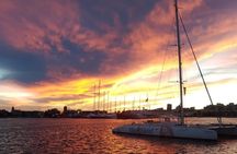 Sunset catamaran cruise in Valencia