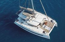 Catamaran cruise to Poliegos, Kleftiko and round trip of Milos