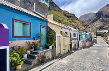 Guided hike from Cova volcano crater to the Green Valley of Paul in Santo Antão