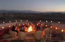 Excursion to the Agafay Desert with dinner in a tent at sunset