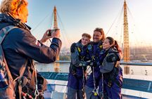 Up at The O2 sunset climb