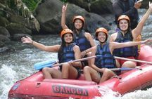 Ubud Ayung river rafting with Bantuan Temple visit