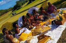 Luxury beachfront picnic with butler in St. Lucia