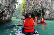 Kayak paddling tour of the Hong Islands from Krabi