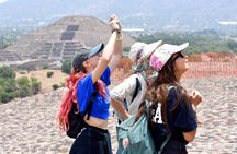 Teotihuacan pyramids and Shrine of Guadalupe private tour with optional lunch
