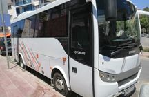Private transfer between Denizli Airport and Pamukkale hotel