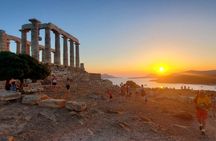 Cape Sounion Temple of Poseidon sunset tour with audio guide