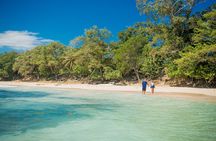 Tour of Boca de Yuma cliffs and beach with pick-up and boat ride