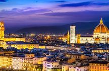 E-bike night tour of Florence with stunning view from Piazzale Michelangelo