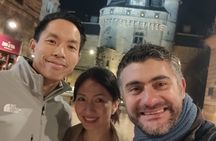 Walking guided tour at Bordeaux by night