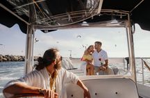 Electric boat sunset cruise