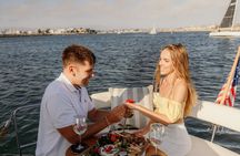 Electric boat sunset cruise
