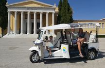 Athens private full-day tour on e-tuk tuk