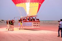 Sunrise hot air balloon ride in the Margham Desert with breakfast