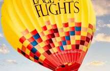 Sunrise hot air balloon ride in the Margham Desert