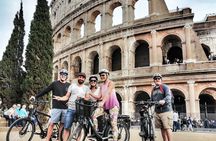 Rome city sights highlight bike tour