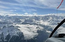 Private helicopter tour over the Swiss Alps