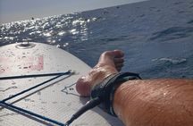 Stand-up paddle lesson in Calheta Beach