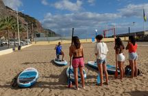 Stand-up paddle lesson in Calheta Beach