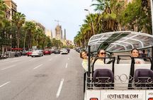 1-hour express tour of Barcelona in a private electric tuk-tuk