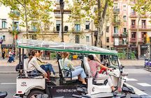 1-hour express tour of Barcelona in a private electric tuk-tuk