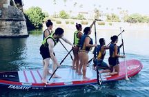 90-minute giant SUP rental in Seville