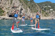 Capri caves and beaches tour on paddleboard