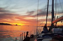 Views of Lisbon sunset sailing tour
