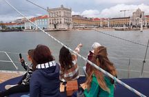 Views of Lisbon sunset sailing tour