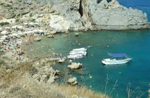 Lindos cruise with swim stops from Rhodes