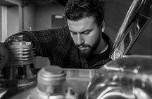 Home-brewing small-group masterclass at Ftelos Brewery in Santorini