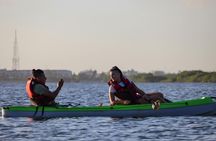Sunset kayak tour in Cancun Nichupté Lagoon