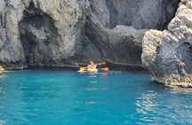 Kayak tour on the coast of Taormina
