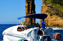 2-hour glass-bottom boat tour with snorkeling in Vila Franca do Campo