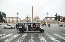 Rome city highlights guided tour by golf cart