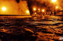 Furnas thermal baths experience by night with dinner