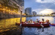 Cruise of London's Docklands in a hot tub boat