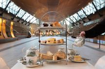Entrance at the Cutty Sark with afternoon tea