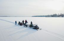 Ice Fishing and Snowmobile Safari Combo