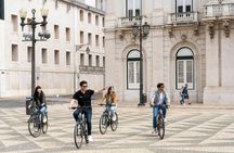 Lisbon bike tour, Tagus cruise and helicopter flight