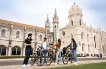 Lisbon bike tour, Tagus cruise and helicopter flight