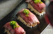 Kuroge Wagyu beef menu at Ushihachi in Shibuya Tokyo