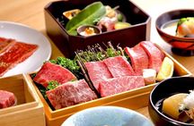 Yakiniku beef dinner at Nikutei Futago in Shinjuku Tokyo
