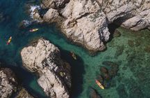 Kayak and snorkel in Tossa de Mar with three course meal