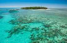Green Island full-day tour with snorkel gear or glass bottom boat