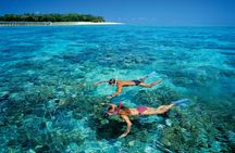 Green Island full-day tour with snorkel gear or glass bottom boat